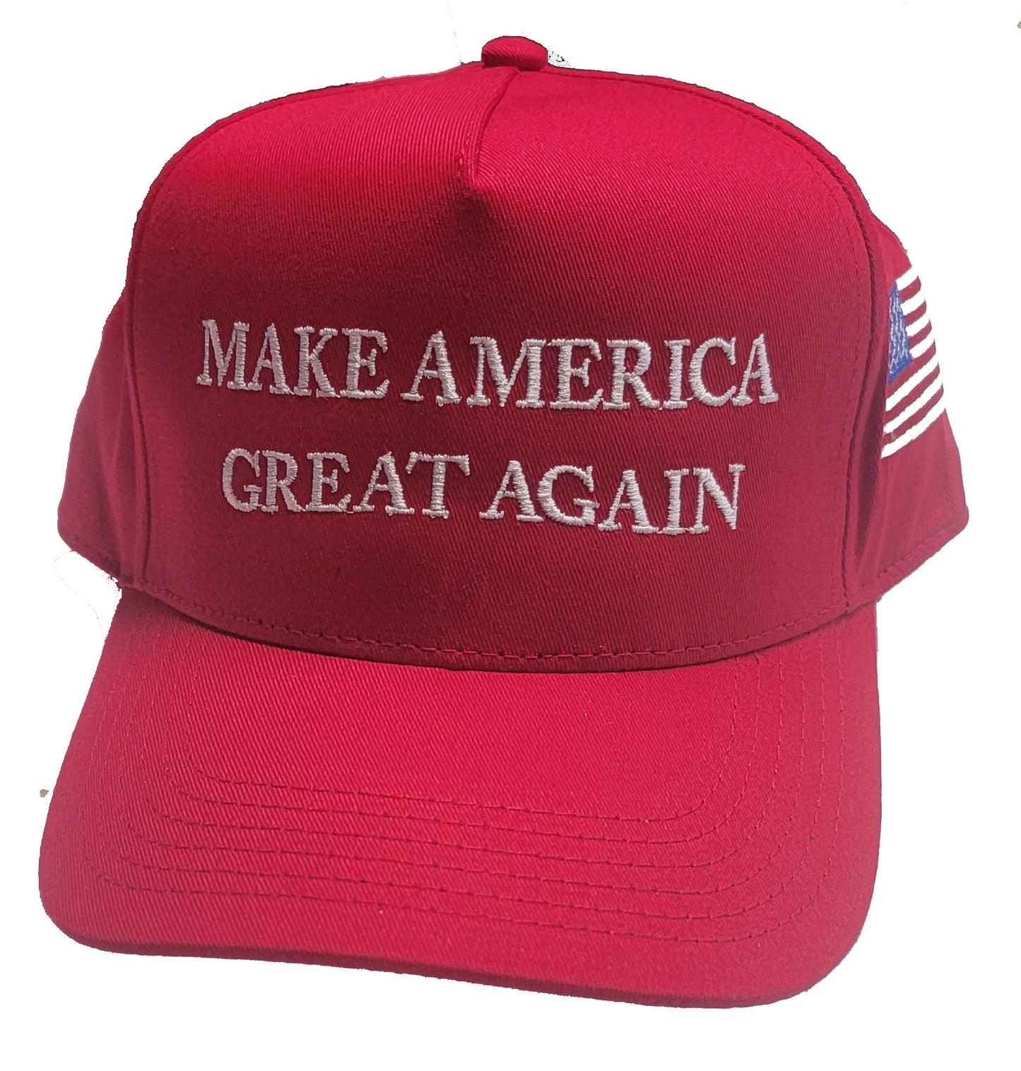 RED 5 PANEL HAT MAGA/ MAKE AMERICA GREAT AGAIN