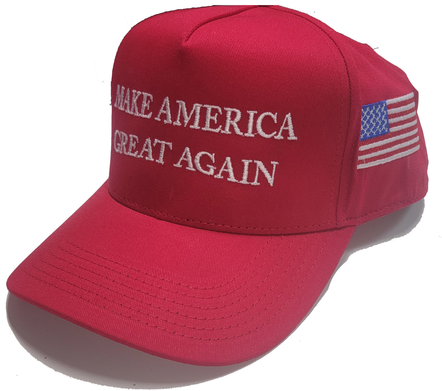 RED 5 PANEL HAT MAGA/ MAKE AMERICA GREAT AGAIN